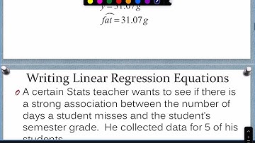 Section 2C (Day 2): Calculating Regression Lines, Residual Plots, Interpreting s and R-squared