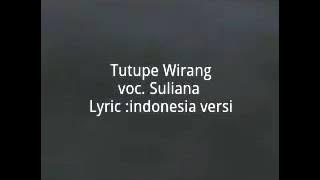 Suliana - Tutupe wirang   Terjemahan  movie Final Fantasi