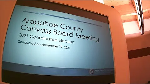 2021 Coordinated Election Canvass Board
