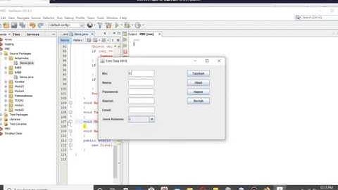 Program Antar Muka Menggunakan Java Netbeans IDE