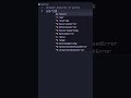 “Python Hidden Feature 😳 (99% Don’t Know This)” #developerlife #techviral #shortsfeed
