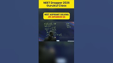 JEE Advanced Question Solved in 1 Minute by NEET Aspirant 💀🔥 #shorts #esaral #neet #neet2025