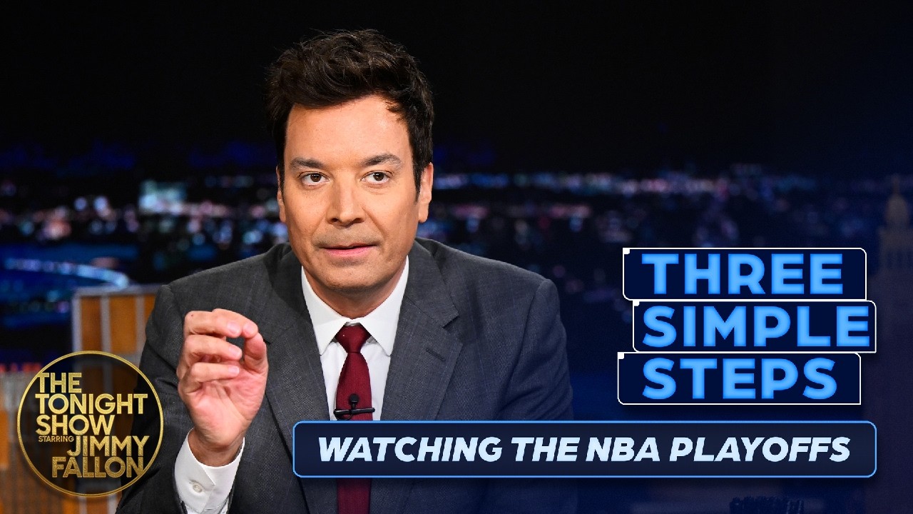 Jimmy’s Three Simple Steps for Watching the NBA Playoffs | The Tonight Show Starring Jimmy Fallon