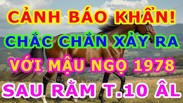 Lần Đầu Tiết Lộ Sự Thật Chấn Động Mậu Ngọ 1978 Sau Rằm Tháng 10 ÂL, 3 Bẫy Cực Sốc Chắc Chắn Xảy Ra