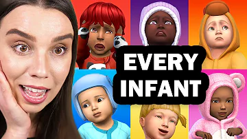 Playing with every kind of infant at once - The Sims 4 Growing Together