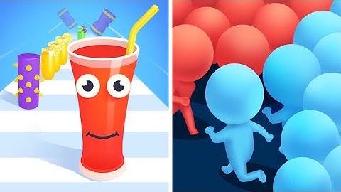 Juice Run Vs Count Master 3d 🧿🧿All Max Levels Walkthrough Android iOS Gameplay