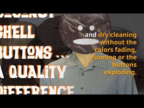 Coconut Shell Buttons - A Quality Hawaiian Shirt Difference