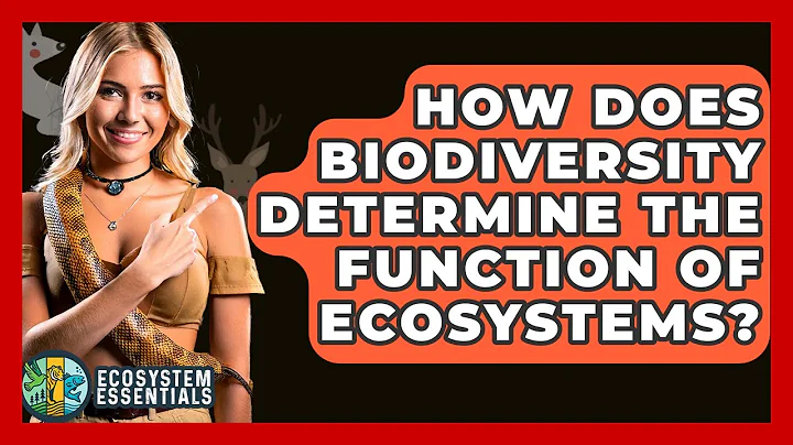 How Does Biodiversity Determine The Function Of Ecosystems? - Ecosystem Essentials