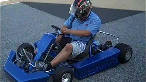electric go kart  low speed test, Chisholm electronics Frankston