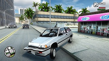 GTA SA Realistic Vehicle Deformation - Crash Testing Real Car Mods Ep.65