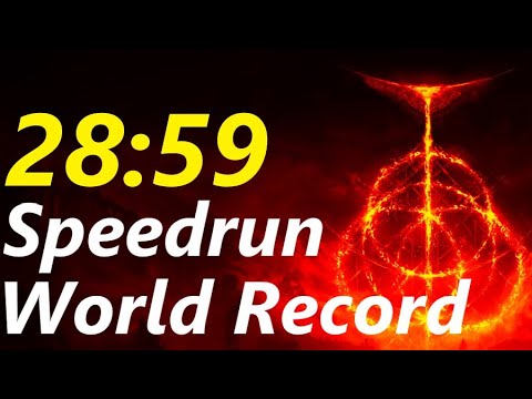 Elden Ring Any% Speedrun in 28:59 (WORLD FIRST SUB 30 MINUTES RUN)