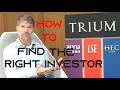 How to find the right investor | Professor Oliver Gottschalg | HEC Paris | TRIUM Exec MBA