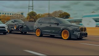BMW X7 with M4 competition gold black (GTA IV Theme song)