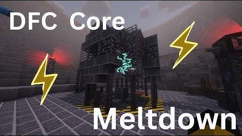 DCF Core Meltdown in HBM Nuclear Tech Mod #minecraft #war #nuclearreactor