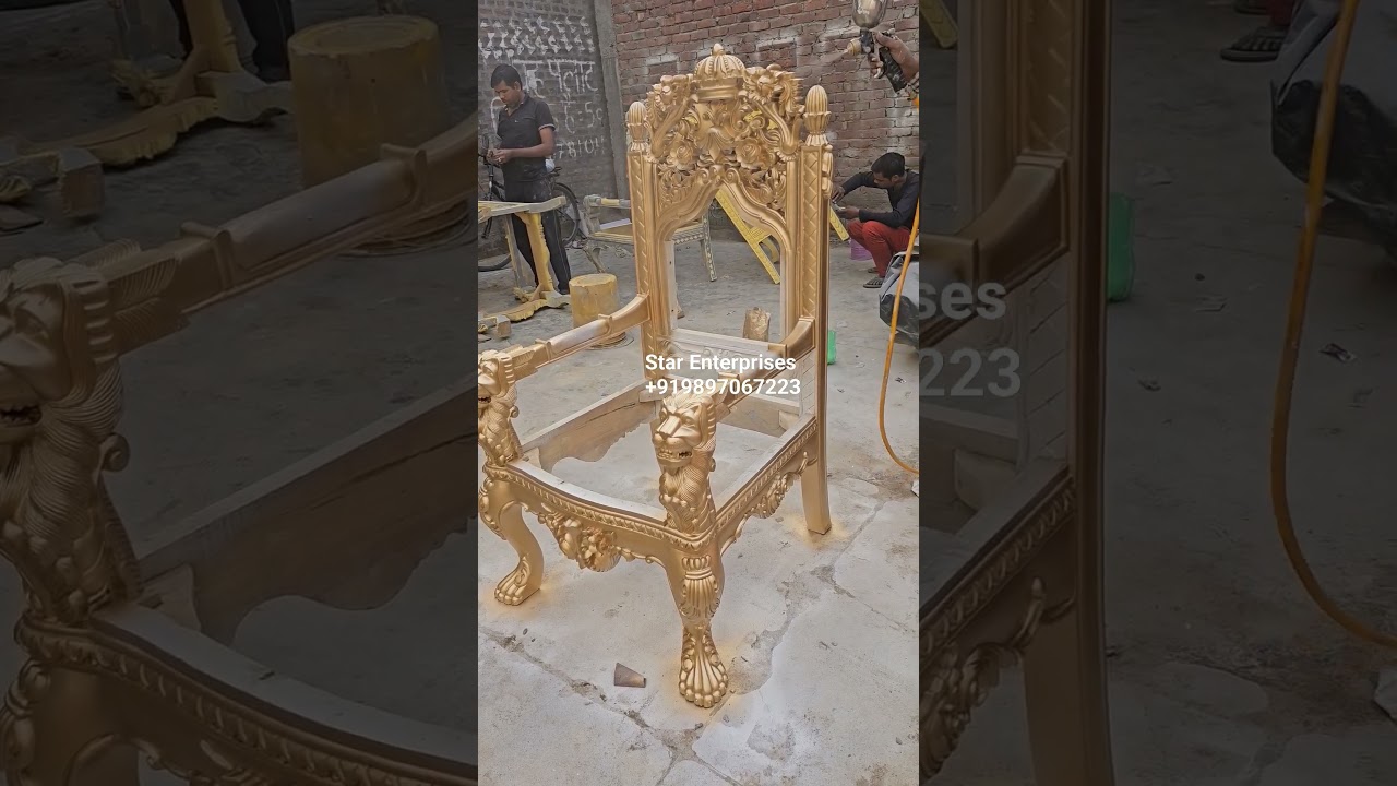 Antique Carved Dining Chair By Star Enterprises Furniture 