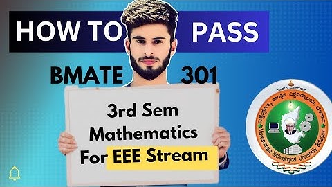 3rd Sem Mathematics Vtu EEE Stream Passing Strategy|@mohsin_ali_14