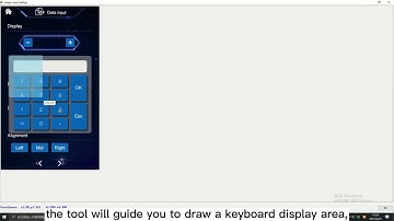7  Variables input and Data variable display