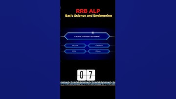 RRB ALP Basic Science and Engineering #railway #alp