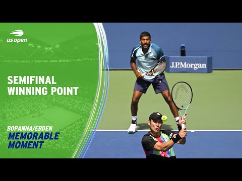 Bopanna/ebden match point to reach the final | 2023 us open