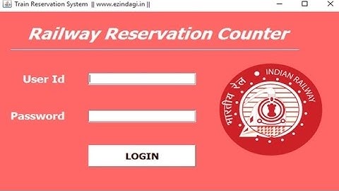 Railway Reservation System - CBSE ip Project for Class 12  (Java Netbeans and MySql)