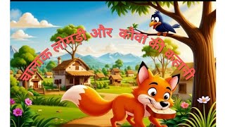 🐦 कौआ और चालाक लोमड़ी | Hindi Kids Story | Moral Kahani | Animal Story for Children