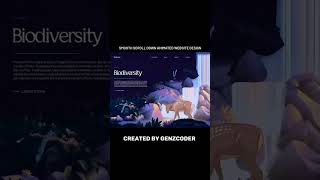 SMOOTH SCROLL Animated Website 😮‍💨 | HTML CSS & Javascript Magic