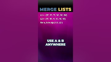 Fastest Way to Join Two Lists | Using Python Coding