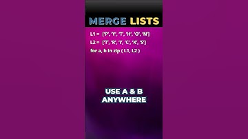 Fastest Way to Join Two Lists | Using Python Coding