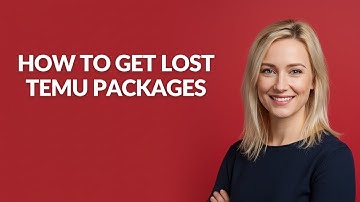 HOW TO GET LOST TEMU PACKAGES - Julia