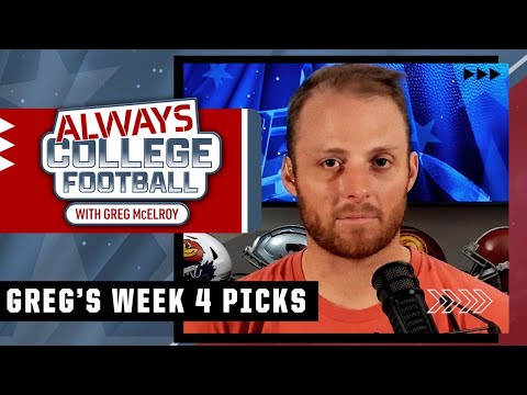 Greg McElroy's CAN'T MISS PICKS for Week 4