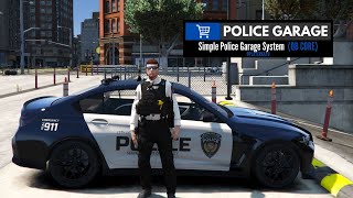 Free Police Garage System Script For FiveM Server (QB Core Framework) 2025