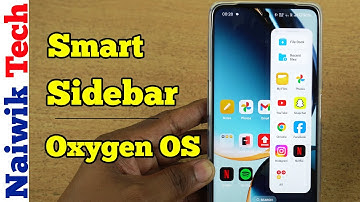 Enable Smart Sidebar in Oneplus Phone | OxygenOS 14