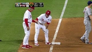 NYM@PHI: Howard puts Phils on the board with grounder