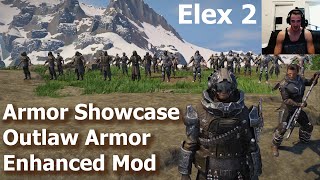 Elex 2 Armor Showcase Mod and Outlaws Enhanced Armor Mod