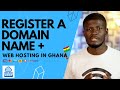How to Register a Domain Name and Web Hosting in Ghana: Pay with Mobile Mobile