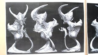 【How to Sculpt】【Tutorial】 Vo.01 New Character Live sculpting Demo, 粘土彫刻ライブ