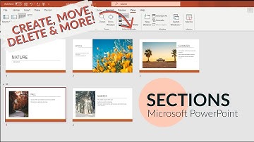 How to Add Sections | Microsoft PowerPoint