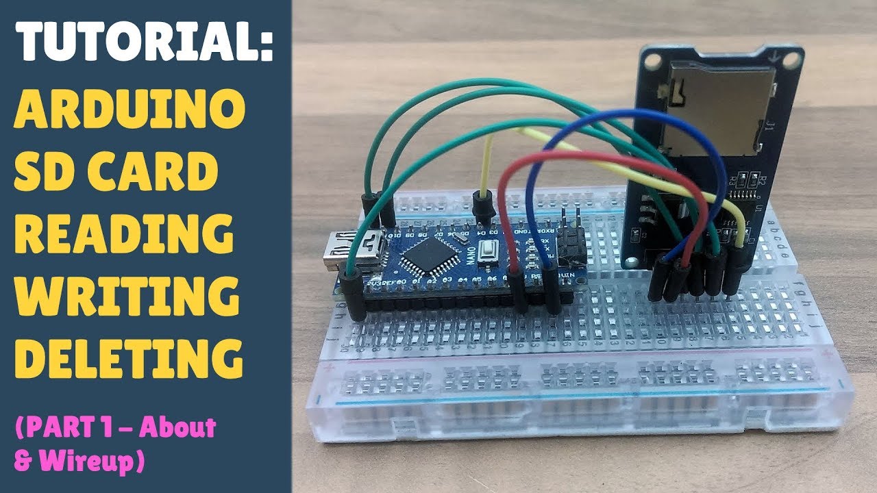 TUTORIAL: Micro SD Card Reader / Writer How to Quickly Get Started -  Arduino Module DIY - Part 15