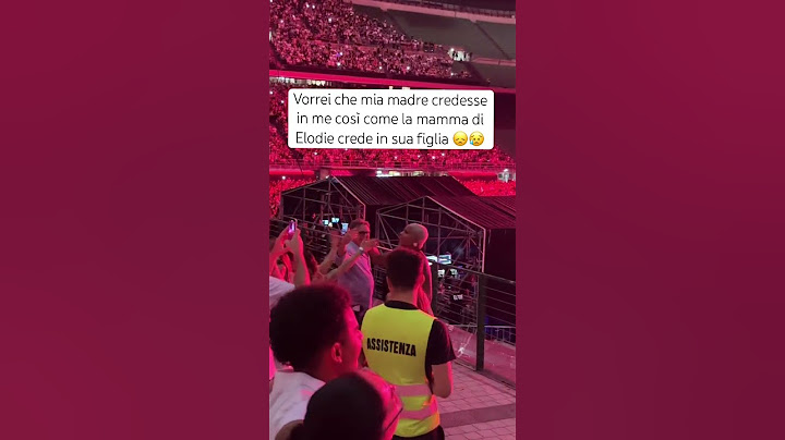 La #mamma di #elodie come mia #madre 😞 #reaction #tristezza #sansiro #concerto #stadio #fan #figlia