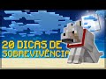 20 DICAS de SOBREVIVÊNCIA MINECRAFT! (Minecraft Survival 1.16)