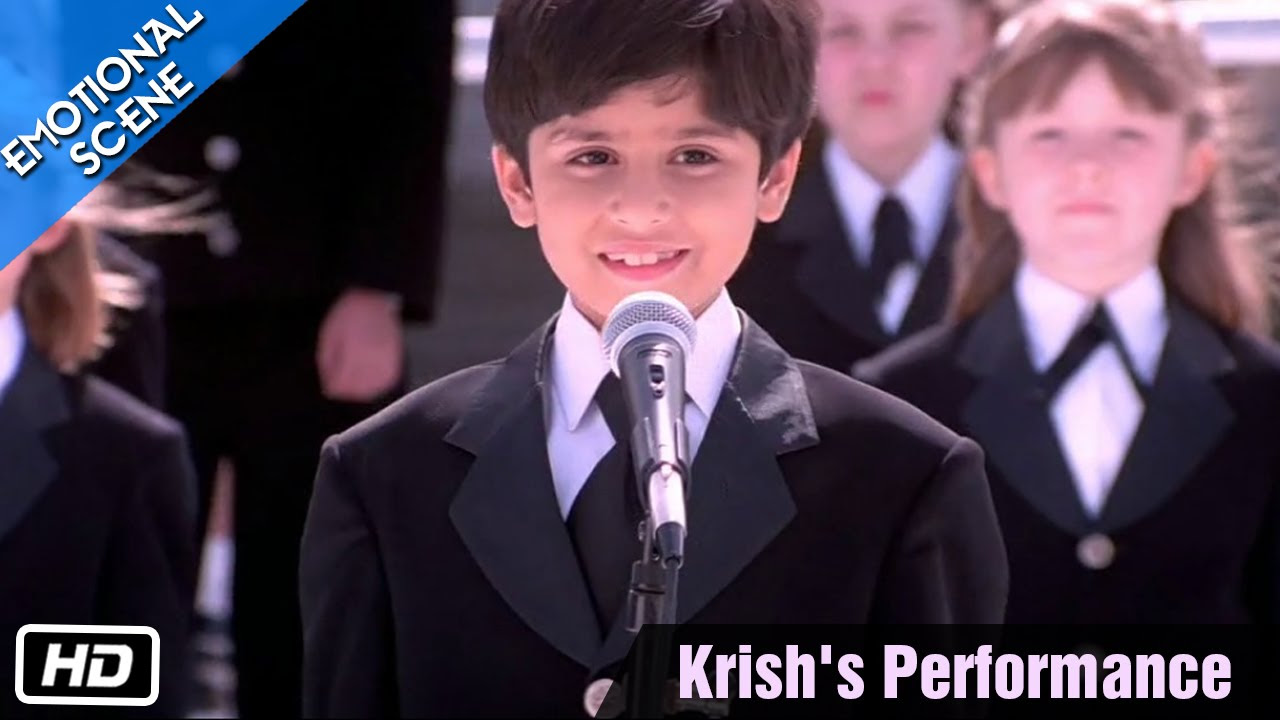 Krishs Performance   Emotional Scene   Kabhi Khushi Kabhie Gham   Kajol Shahrukh Khan