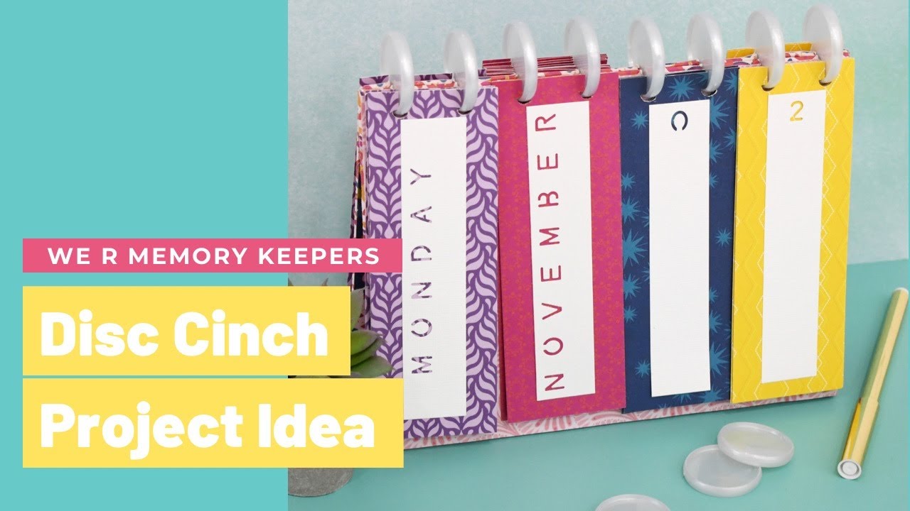 We R Memory Keepers Disc Cinch Project Idea 