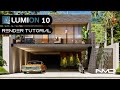Lumion  10 Pro Modern House 3D Rendering Tutorial