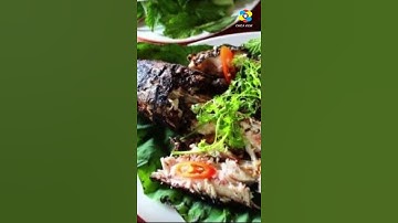 CÁ LÓC NƯỚNG TRUI - MÓN ĂN ĐẶC SẢN LONG AN #shorts