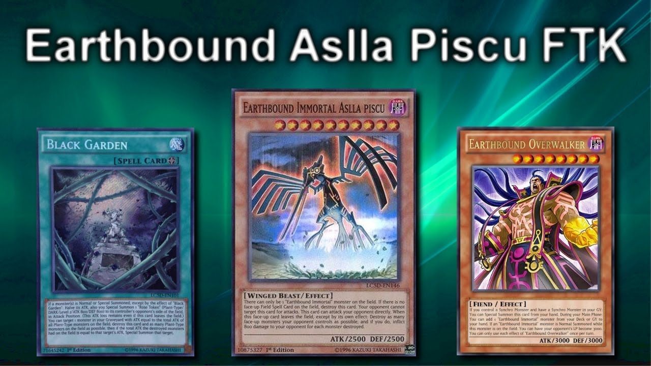 Yu Gi Oh Online Earthbound Immortal Aslla Piscu Ftk 2019 Youtube