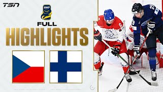 Czechia vs. Finland FULL HIGHLIGHTS -- 2024 World Junior Championship Bronze Medal Game