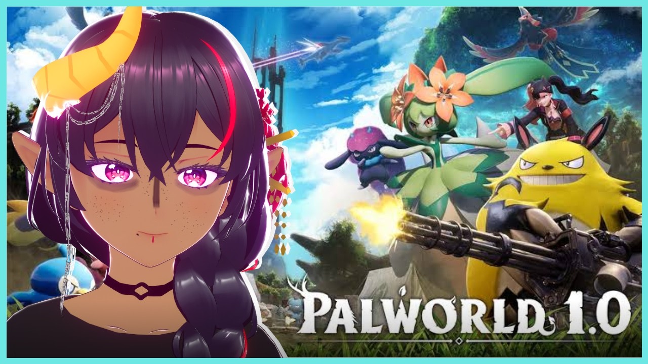 LEGALLY DISTINCT POKEMON? - Palworld 1.0 (First TIme Playing) | Playthrough Part 01 | VTuber Live