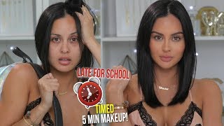 Late For School 5 Minute Makeup Routine