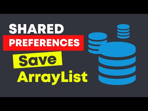 How to Save ArrayList in Shared Preferences | SharedPreferences store Array or ArrayList Android