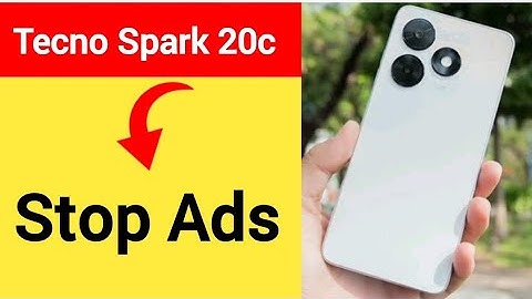 Tecno Spark 20c me ads kaise hataye, how to stop ads